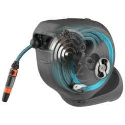 Gardena Wandslangenbox Roll-up 20 Meter Grijs Blauw -Gardena Winkel 123 43