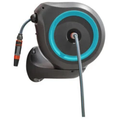 Gardena Wandslangenbox Roll-up 20 Meter Grijs Blauw -Gardena Winkel 123 47